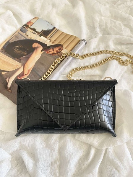Crush Black Croco